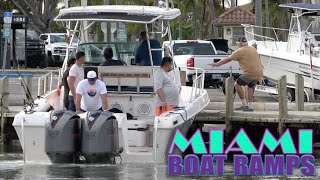 Smack Daddy Crushes The Dock | Miami Boat Ramps | Black Point Marina | Broncos Guru | Wavy Boats