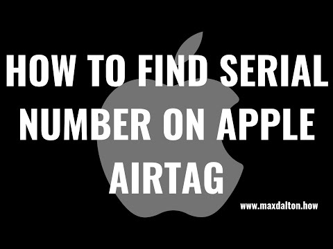 Apple AirTag సీరియల్ నంబర్‌ను ఎలా కనుగొనాలి