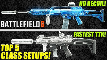 Battlefield 6: New Top 5 BROKEN Meta Loadouts After Update! (BF6 Best Guns)
