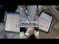 study vlog | being productive, study mornings, note taking