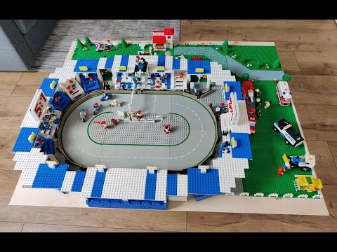 Z klocków LEGO stworzył makietę tarnowskiego stadionu żużlowego