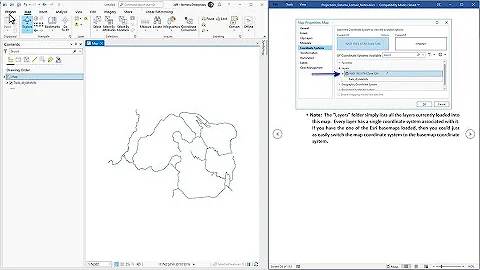 Projections and Datums in ArcGIS Pro:  Lab Exercise 1