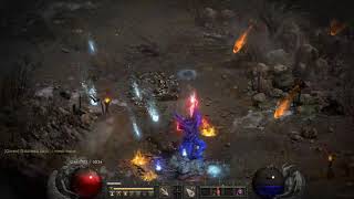 Cold Sorceress vs Diablo Clone