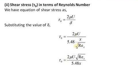 Module 5.9 Numerical problem 1 drag on flat plate due to boundary layer