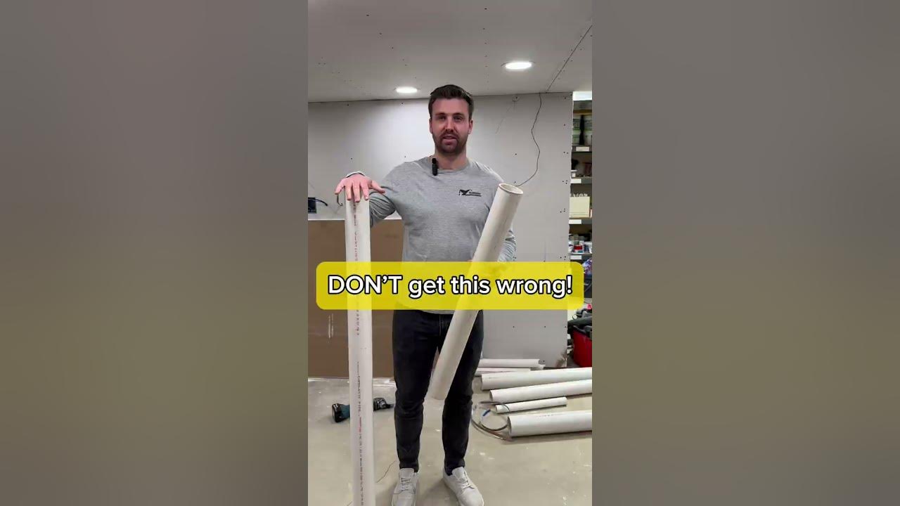 Solid core vs cellular core pvc pipe know the difference youtube