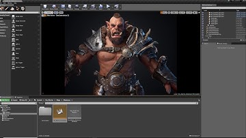 Orc Warrior UE4 project showcase