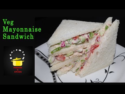 Veg Mayonnaise Sandwich in hindi | Veg Mayo Sandwich | Easy and Sandwich recipe