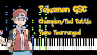 Pokemon Gold\/Silver\/Crystal - Champion\/Red Battle - Piano Cover (MaruPiano Arr.)