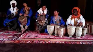Berber local drums music show by Morocco-Exploration-Trips.com | Morocco Desert Travel Operator.