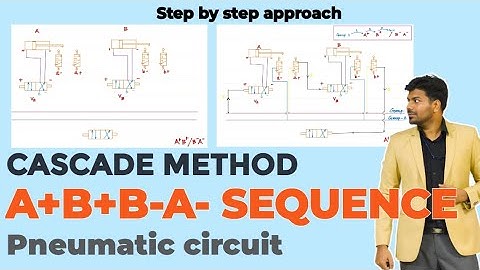 Cascade method | 2 cylinder | A+B+B-A- Sequence Pneumatic circuit | Hydraulics and pneumatics| Tamil