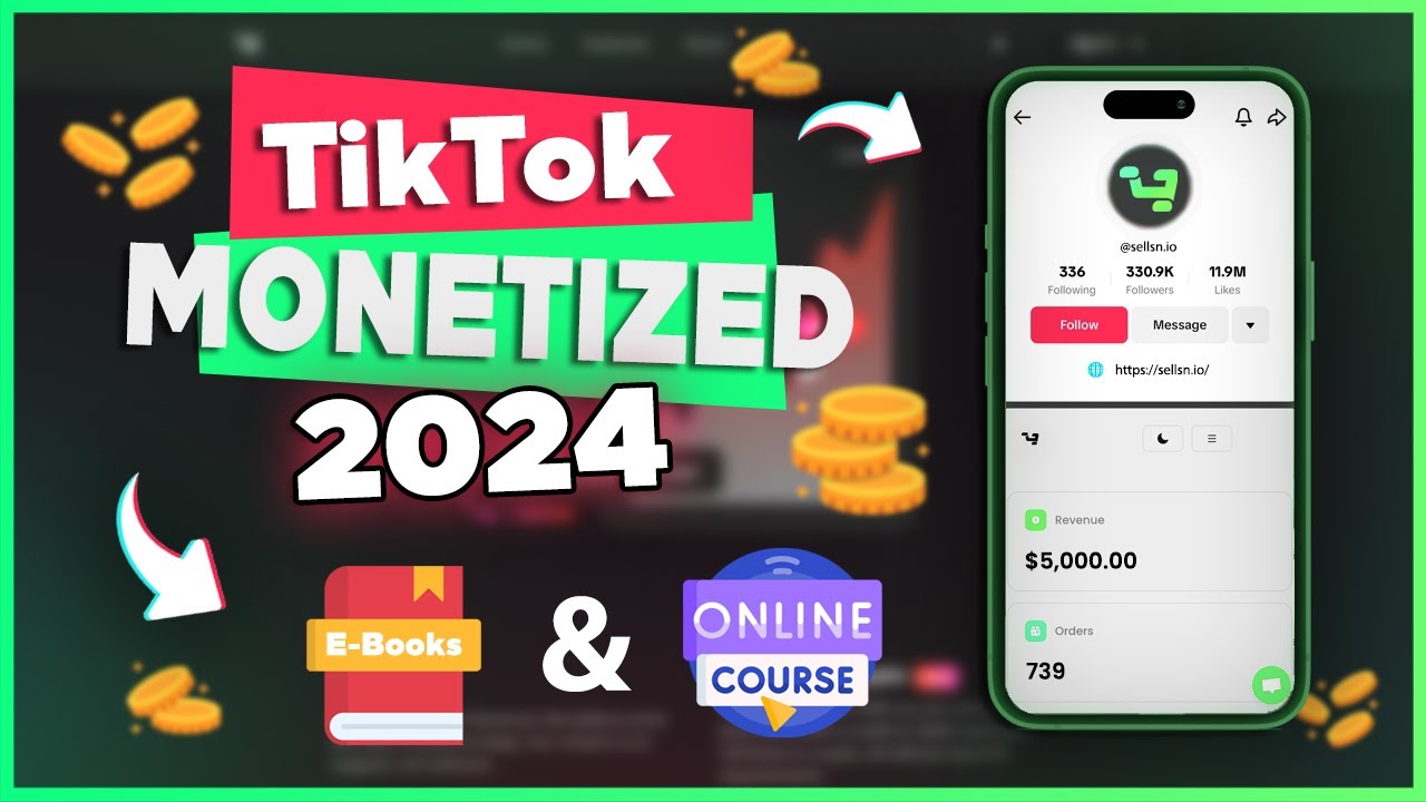 Monetize Your TikTok with E-Books & Courses in 2024 ( FREE ) - YouTube