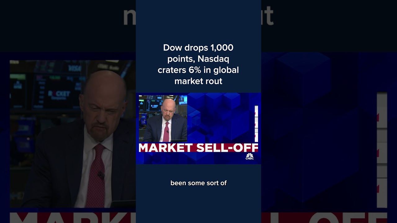 Global markets plummet: Dow plunges 1,000 points, Nasdaq crashes 6%. Global markets plummet: Dow plunges 1,000 points, Nasdaq crashes 6%.