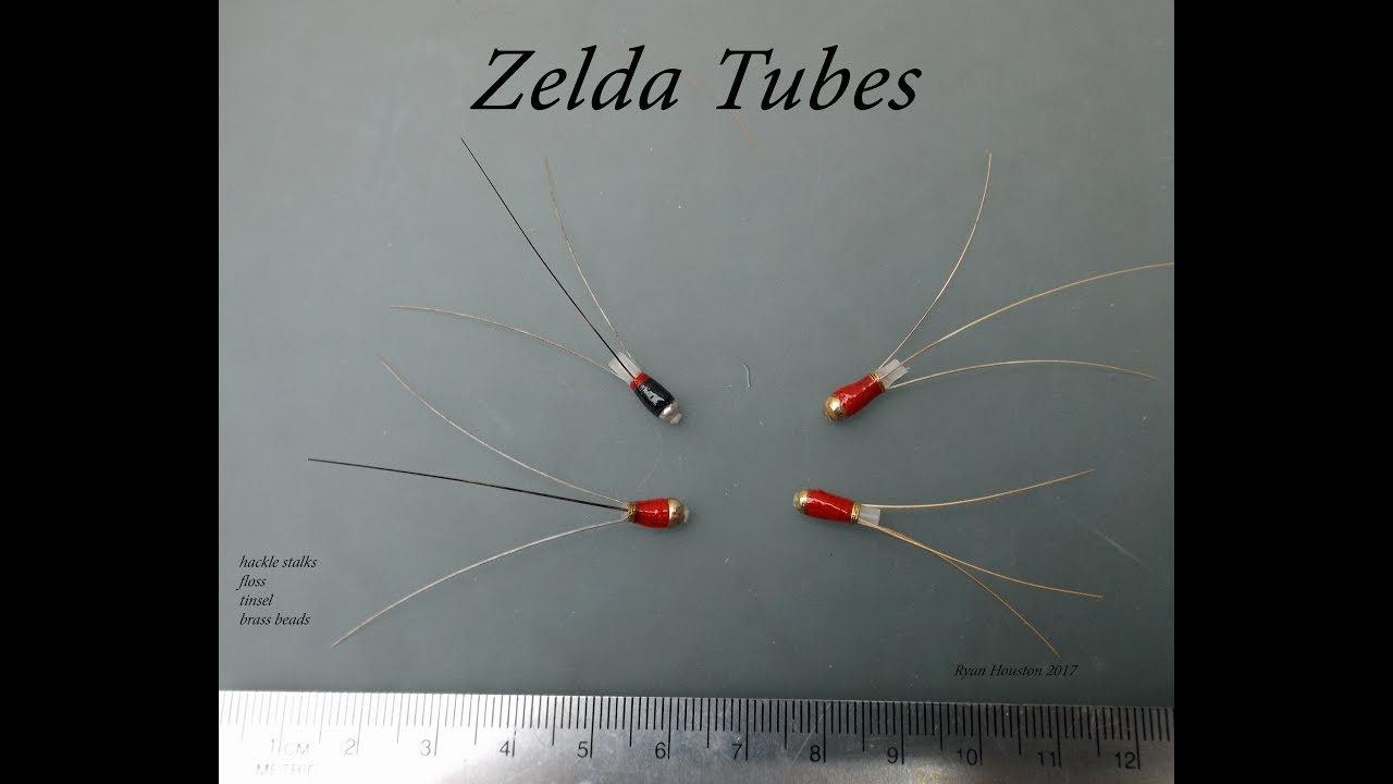 salmon fish TYING THE RED AND GOLD ZELDA TUBE WITH RYAN HOUSTON 2017