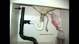 What Not To Do With Sink Drain Vent Pipe- Plumbing Nightmare