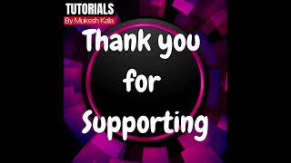 Thank you for always Supporting | 5K Subscribers | Tutorials By Mukesh Kala |  @UiPath screenshot 5