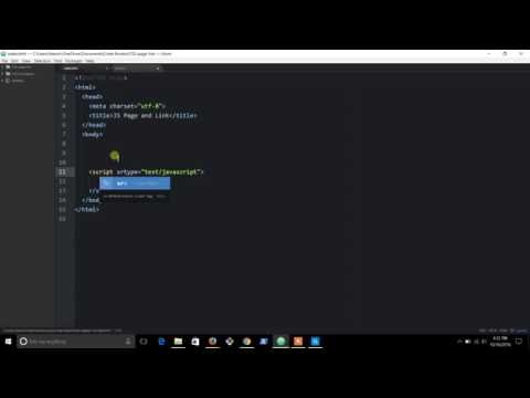 How to hook up Javascript file