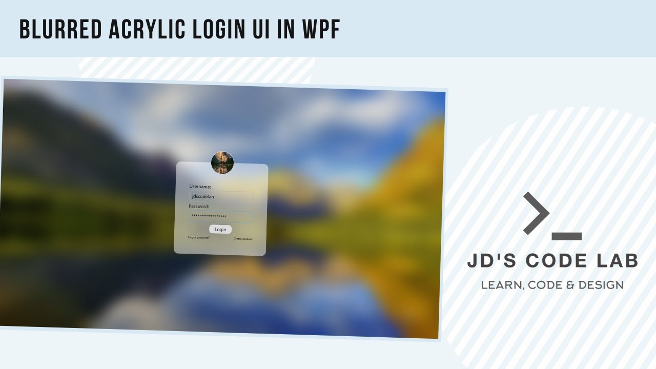 Để thiết kế giao diện UI trong WPF C# thật đẹp mắt, bạn sẽ không thể bỏ qua các hiệu ứng như Blur hay Acrylic. Hãy cùng xem bức ảnh và trải nghiệm khoảnh khắc đẹp nhất với hình ảnh tái hiện UI tuyệt đẹp trong WPF C#. 