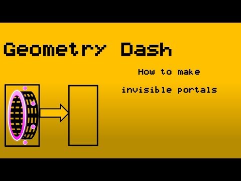 Geometry Dash | How To Make Invisible Portals