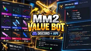 How to Make Your Own MM2 Value Bot for Discord | RBLXValue API Tutorial