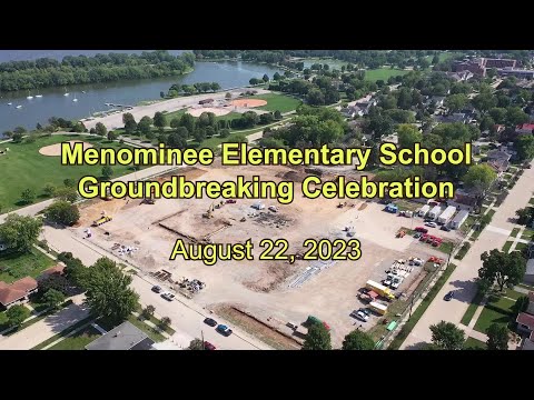 Menominee Elementary School Groundbreaking Ceremony 8/22/2023