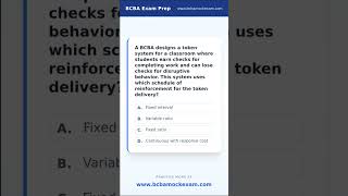 BCBA Mock Question in 60 Seconds