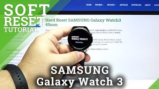 How to Force Restart in Samsung Galaxy Watch 3 - Soft Reset Method screenshot 1