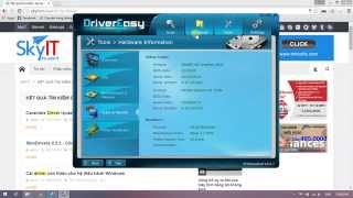 Hướng dẫn cài đặt và sử dụng phần mềm tìm kiếm driver với Driver Easy