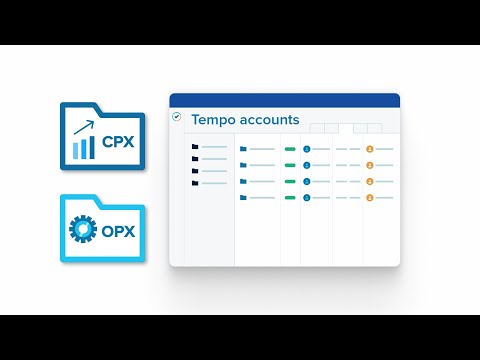 How to Create Tempo Accounts for Tracking Capex and Opex