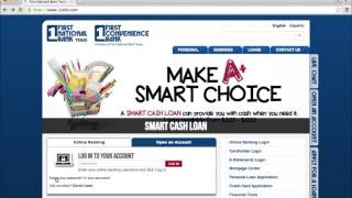Detailed instructions can be found here:
https://ccbank.us/first-national-bank-texas-online-banking-login/