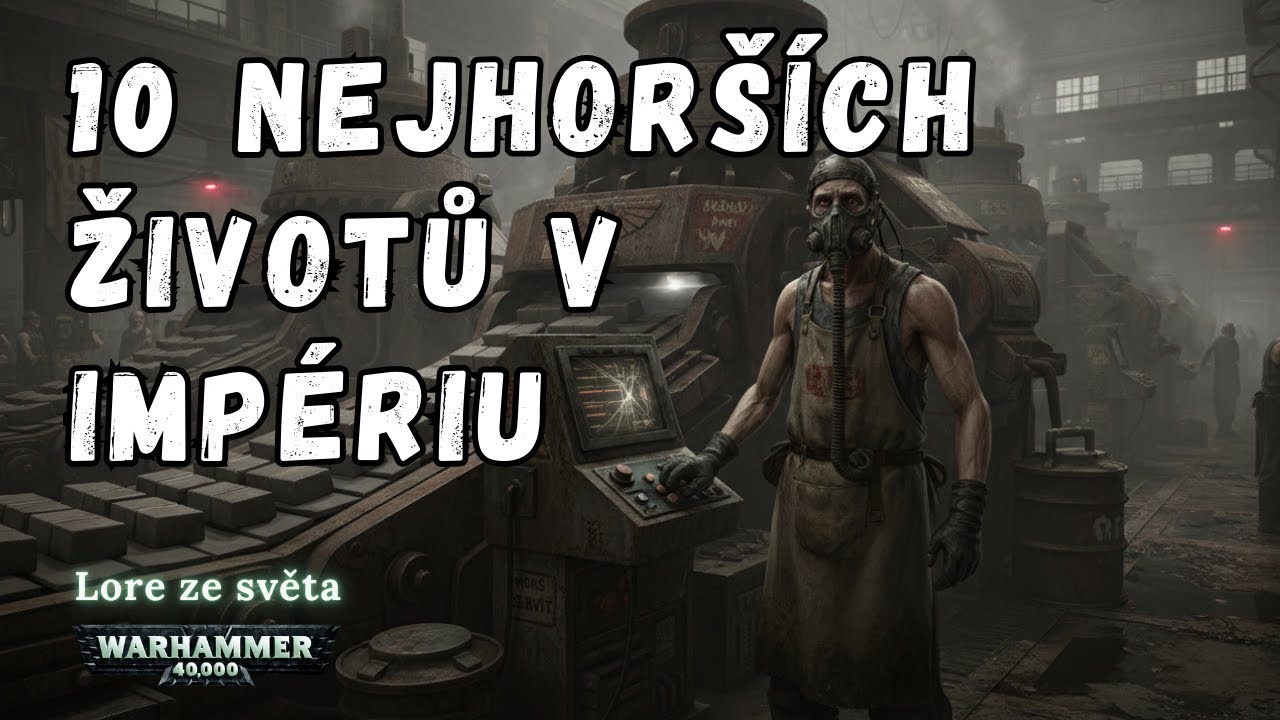 Jaká je skutečná práce v Impériu? | Warhammer 40K Lore Česky