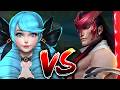 Wild Rift Yone vs. Gwen Main Baron Lane Gameplay