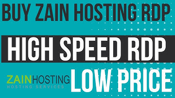 How to Buy Zain Hosting RDP || USA Best RDP || Zain Hosting