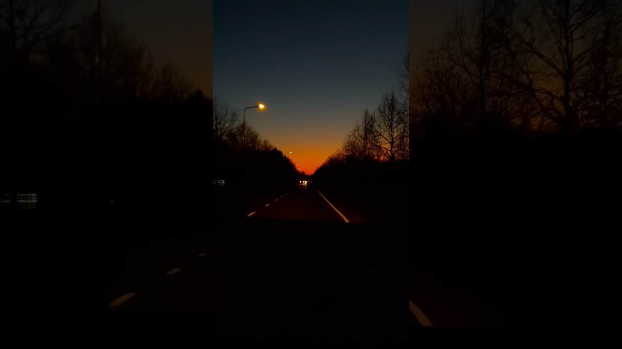 beautiful night road trip Aesthetic video ✨