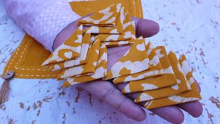 क्या खूबसूरत बैक का डिज़ाइन है कुर्ती में लिएBeautiful Back Neck Kurti Design Cutting and Stitching