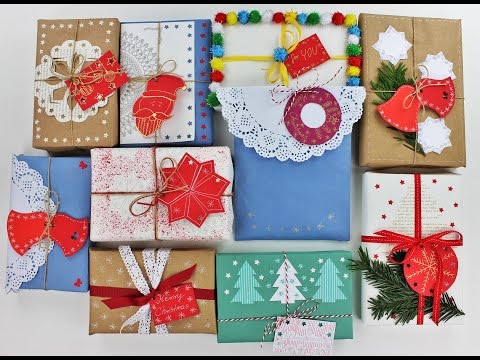 Five Beautiful DIY Christmas Gift Wrapping Ideas - At Home with Jemma