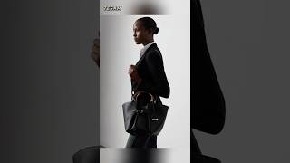 The Ralph Calfskin Tote #fashion #ralphlauren #totebag #black #tesam