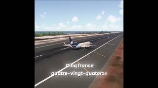 ¿Podrías aterrizar aquí? La vista más increíble del mundo 🏝️ #aviation #flight #shorts