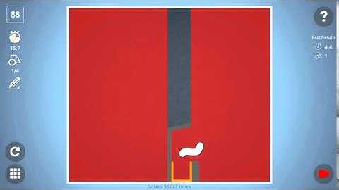 Check out how I solved level 88 in Brain It On! #BrainItOn