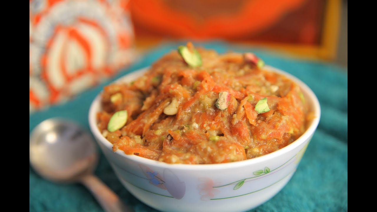 Vegan Gajar Halwa (गाजर का हलवा) | Sweet Carrot Halwa At Home By Rithika | Carrot Pudding Dessert | India Food Network