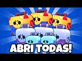 ABRI TODAS AS CAIXAS NO BRAWL STARS! PETER GAMES