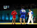 CHAGALOV Mehrobar (TJK) vs AMONOV Bekhruz (UZB). M Youth 64 kg. Asian SAMBO Championships 2021