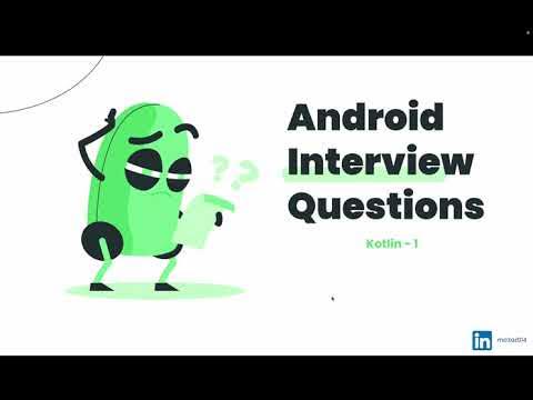 Android Interview questions - Kotlin 1 - YouTube