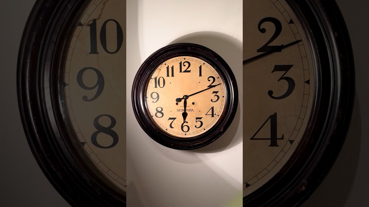 精工舎 柱時計 十二寸 グレシャム #昭和レトロ #antique - YouTube