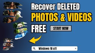 Recover Permanently DELETED Photos & Videos FREE (2024) Windows PC & Laptop screenshot 1