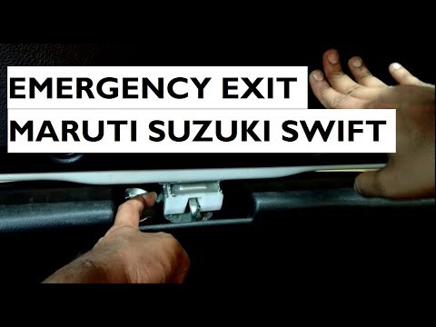 Emergency Exit In Maruti Suzuki Swift Youtube Emergency Exit In Maruti Suzuki Swift Youtube