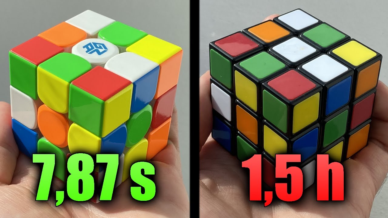 Speedcubing Anfänger vs Profi