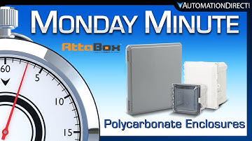 Attabox Polycarbonate Enclosures from AutomationDirect