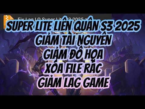 Fix Lag Super Lite Liên Quân Mới Nhất | Tài nguyên Fix Lag Liên quân 2023 mới nhất Fix Lag Super Lite Liên Quân Mới Nhất | Tài nguyên Fix Lag Liên quân 2023 mới nhất