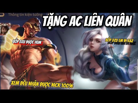 Tặng Acc Liên Quân Mobile Có Raz Muay Thái | cho acc liên quân miễn phí 100% chơi được #lienquan