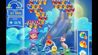 Bubble Witch Saga 2 Level 1528 with no booster & 1 bubble left
